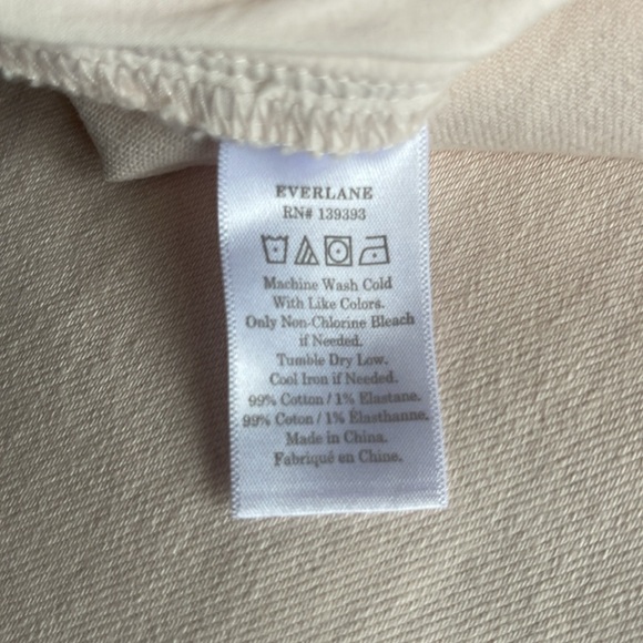 Everlane The Wide Leg Crop- Very Light Pink - Picture 7 of 10